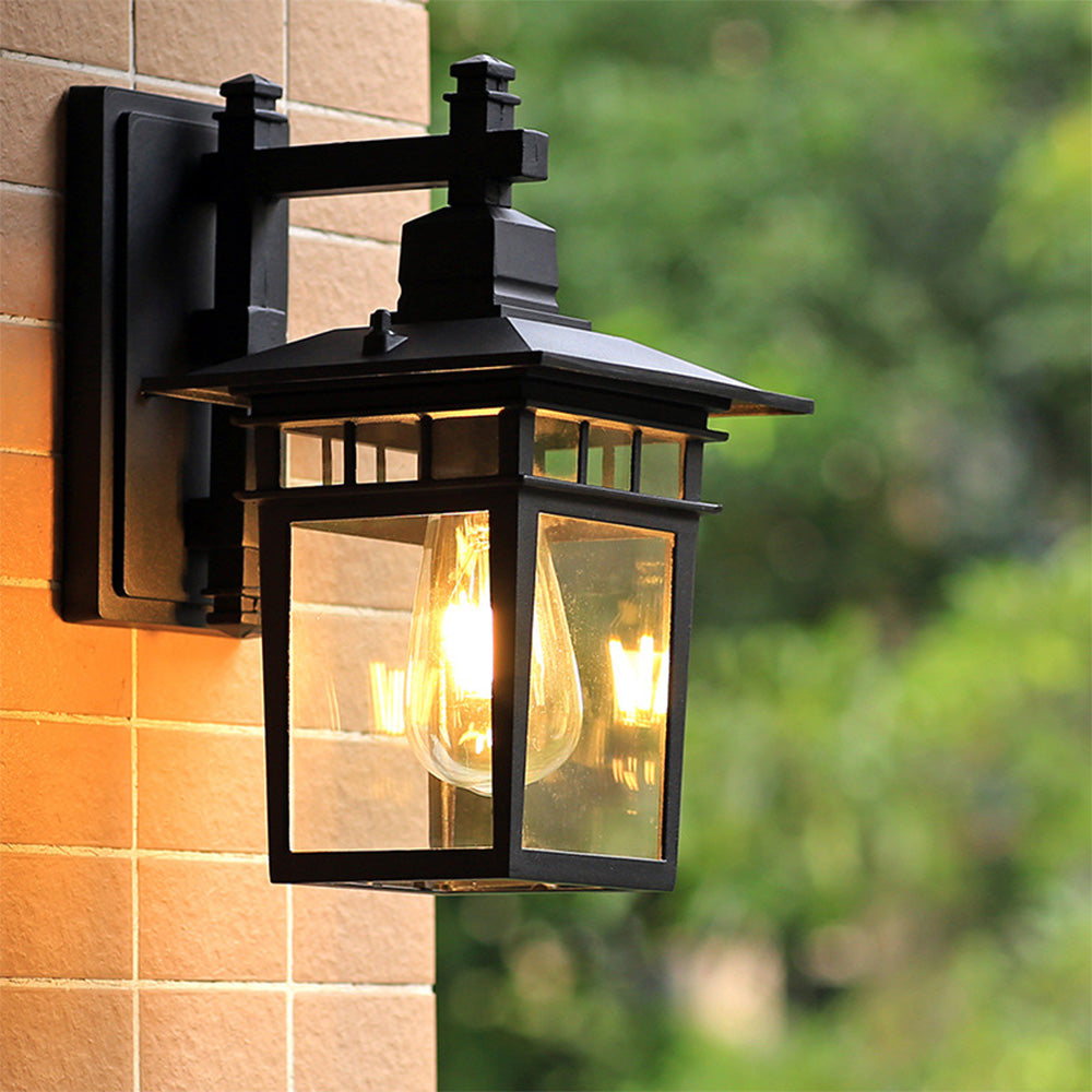 Kwadris Outdoor Lantern Wall Light