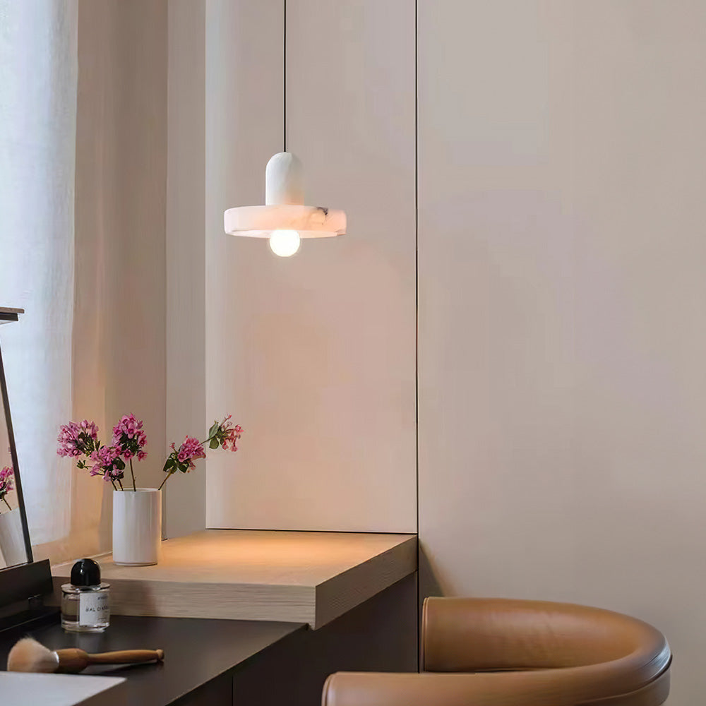 Messo Alabaster Pendant Light