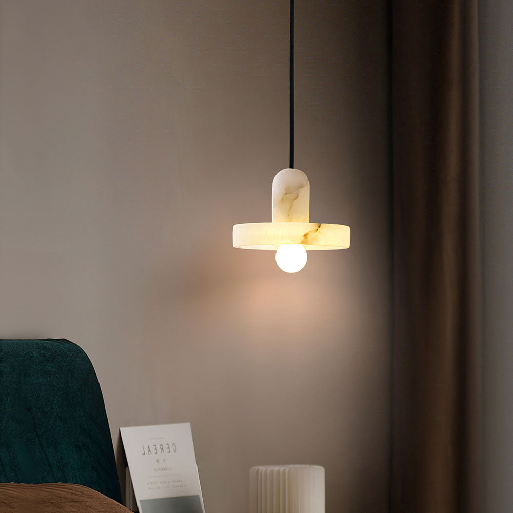 Messo Alabaster Pendant Light
