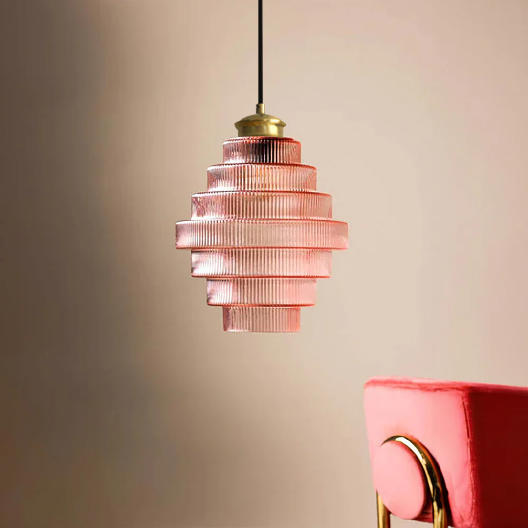 Molenna Ribbed Pendant Light