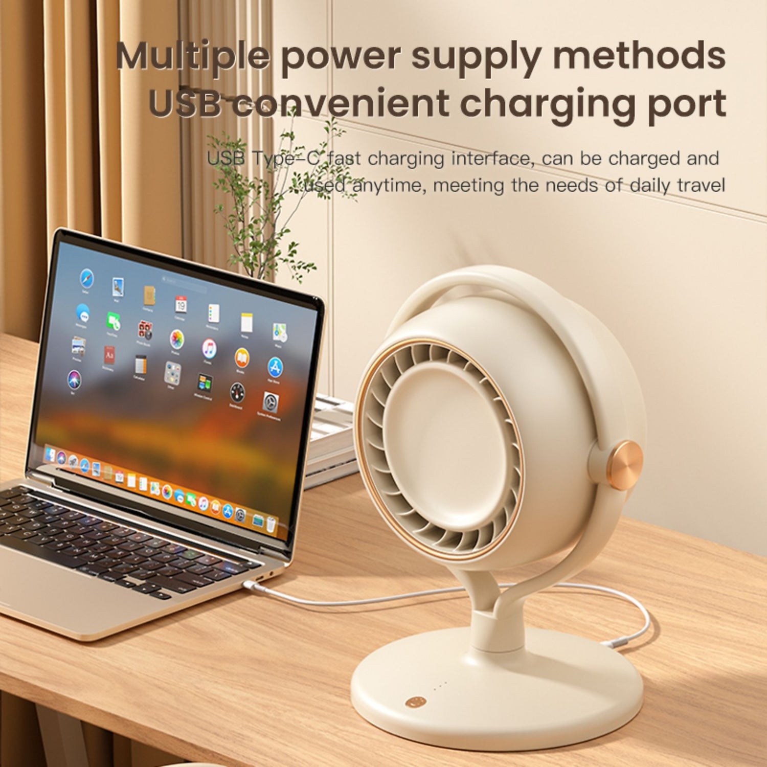 Bacalos Modern Desk Fan
