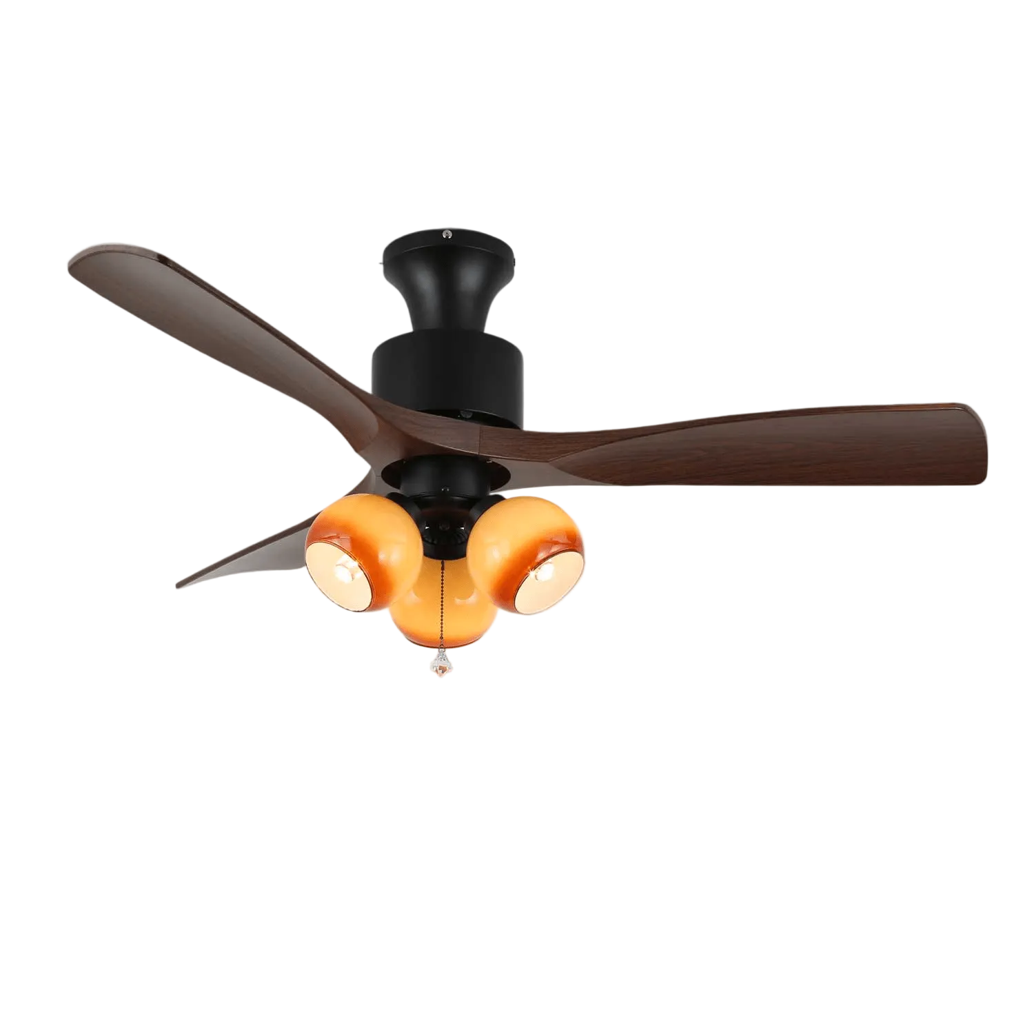 Aralon Globe Ceiling Fan Light
