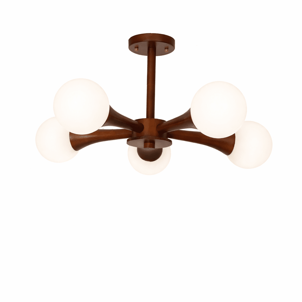 Wooden Nera Chandelier - Vakkerlight