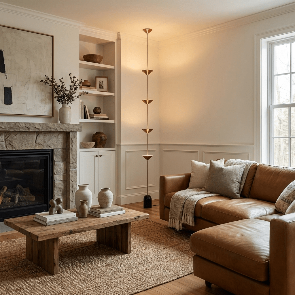 Alirya Cone Floor To Ceiling Lamp