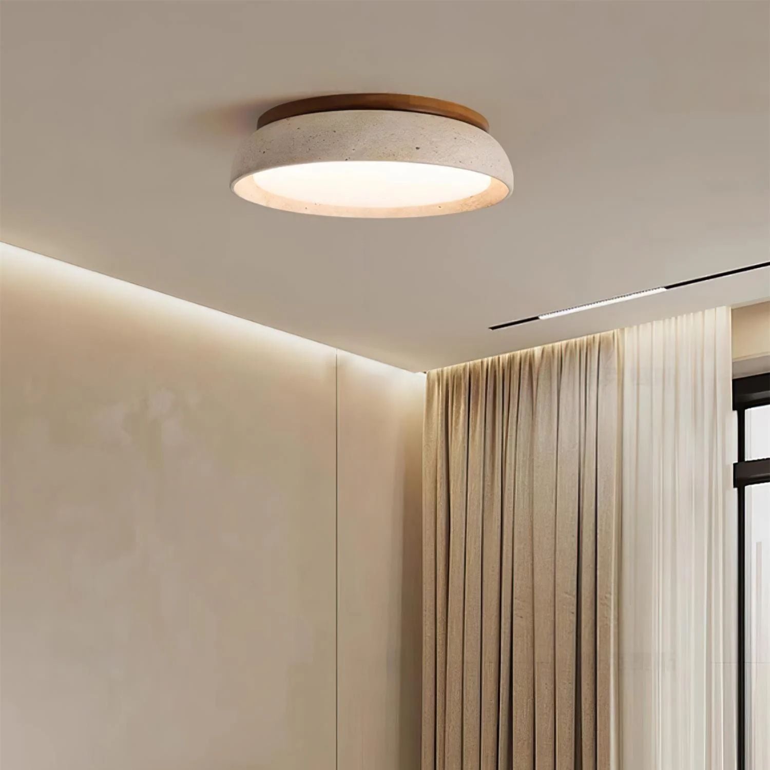 Vitelso Travertine Ceiling Light