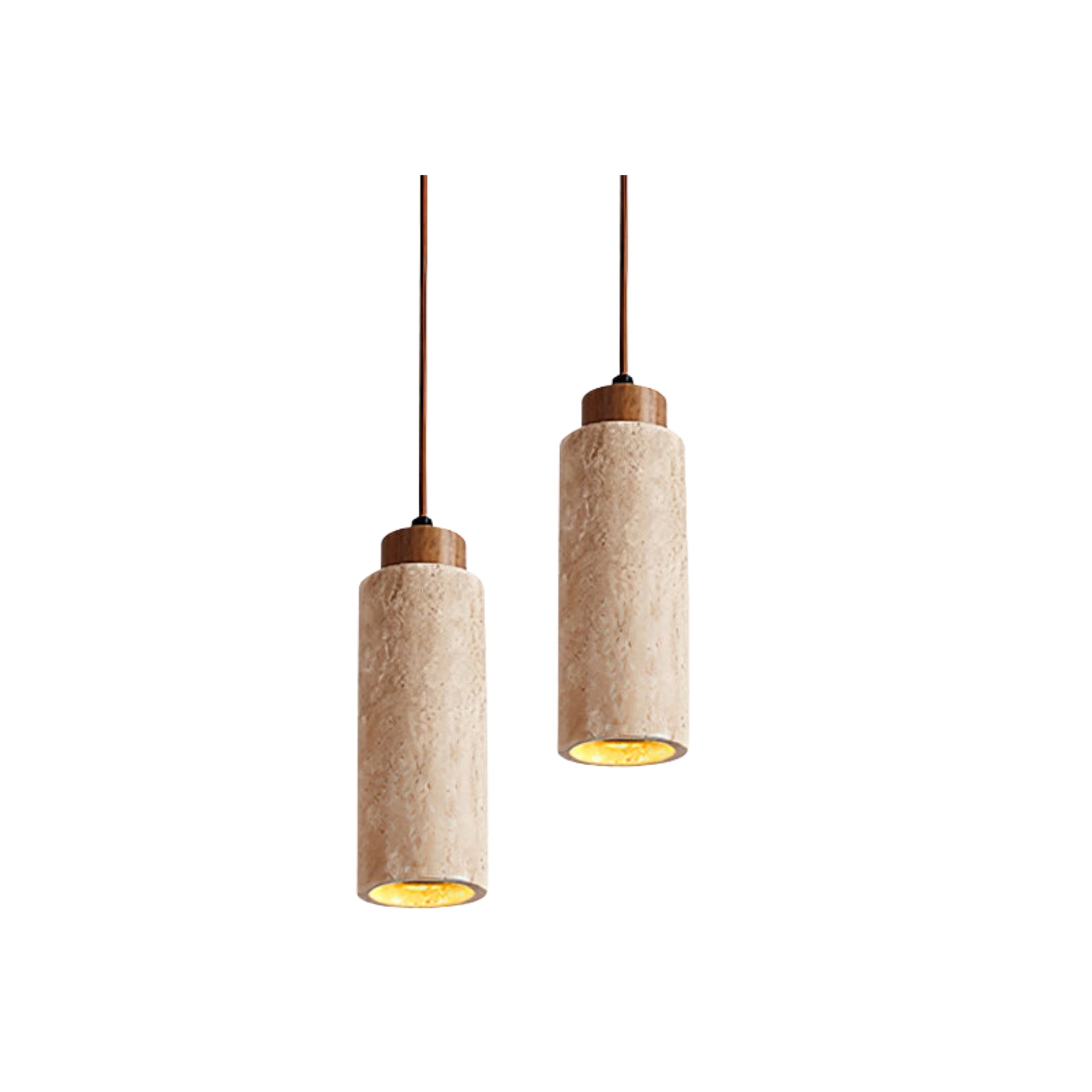 Lumeva Travertine Pendant Light
