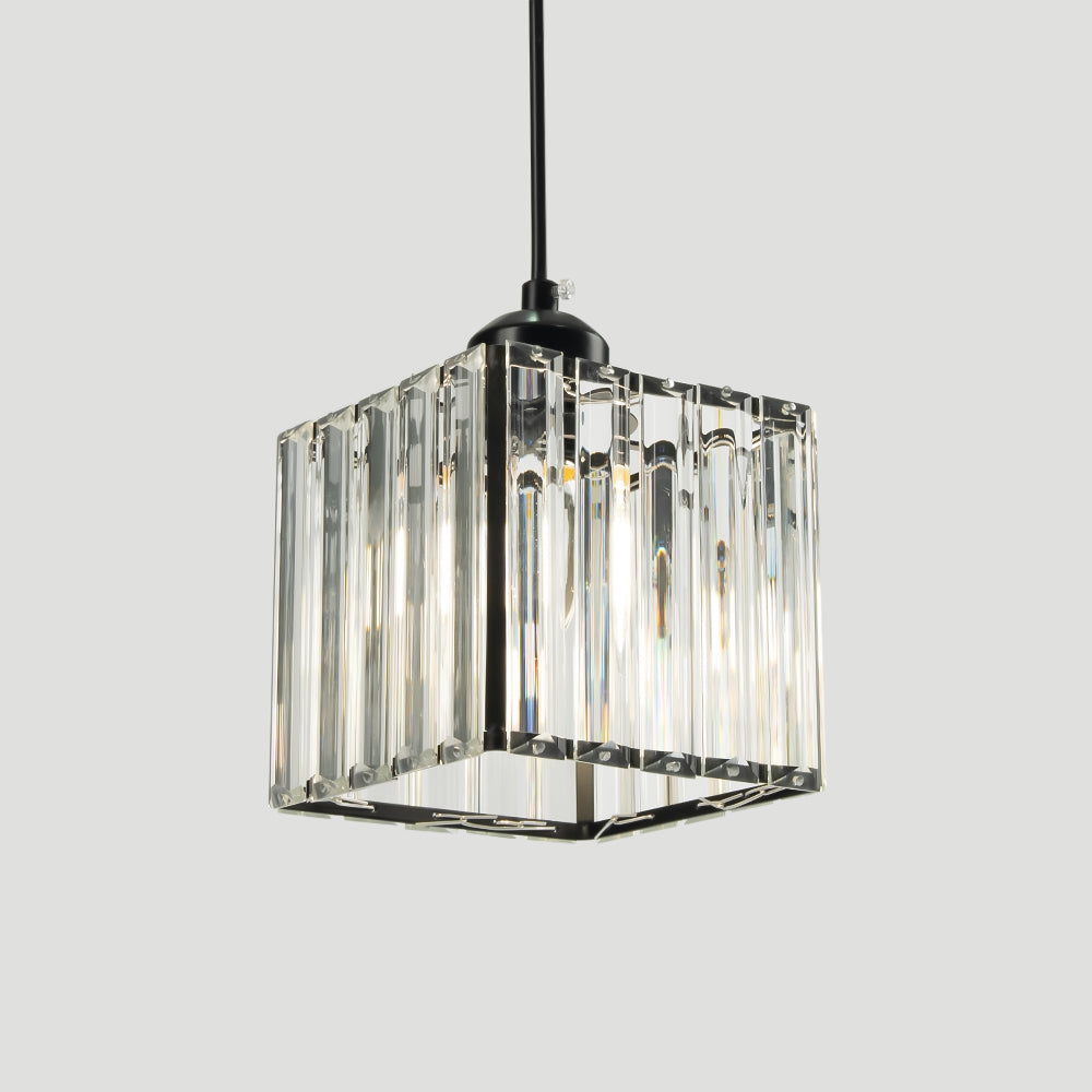 Alevo Triple Head Crystal Pendant Light