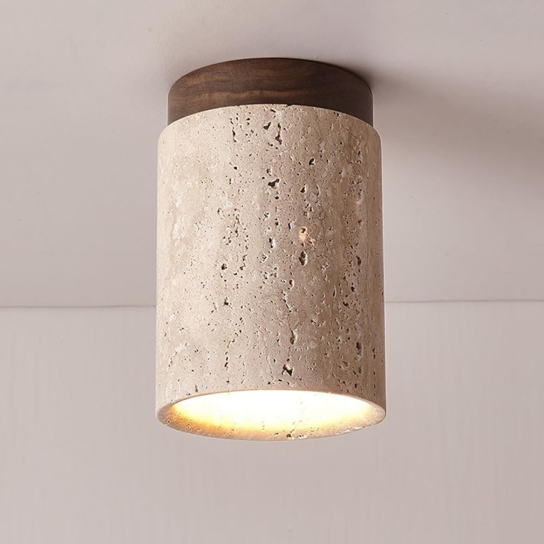 Sellon Travertine Ceiling Light