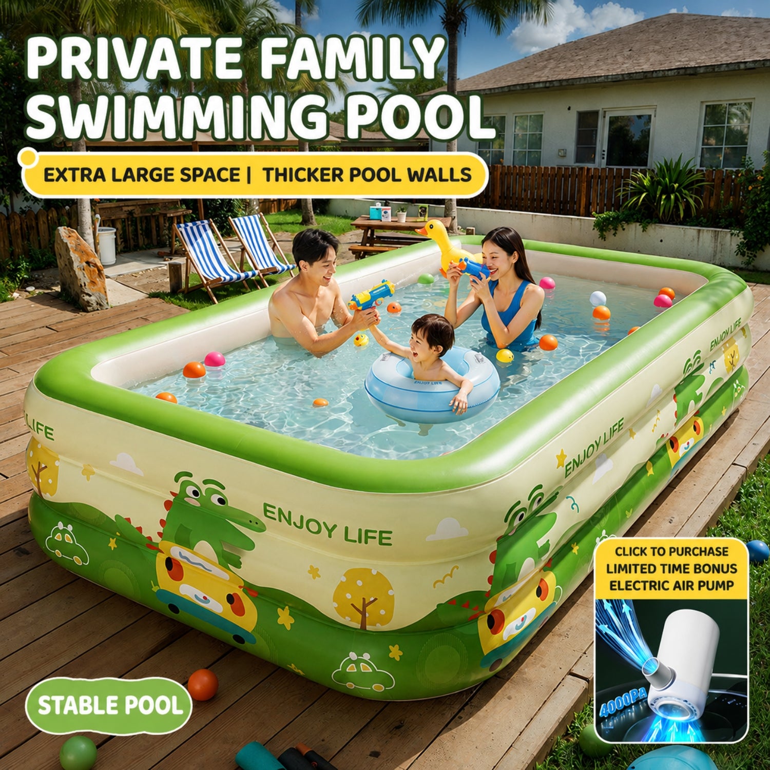 Banzy Outdoor Inflatable Pool