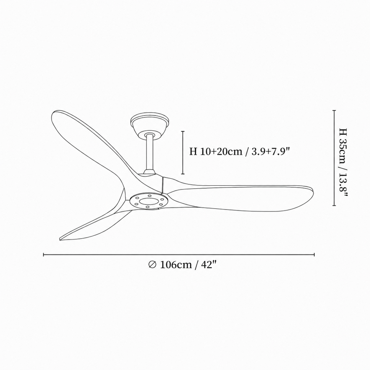 Zoheran Ceiling Fan