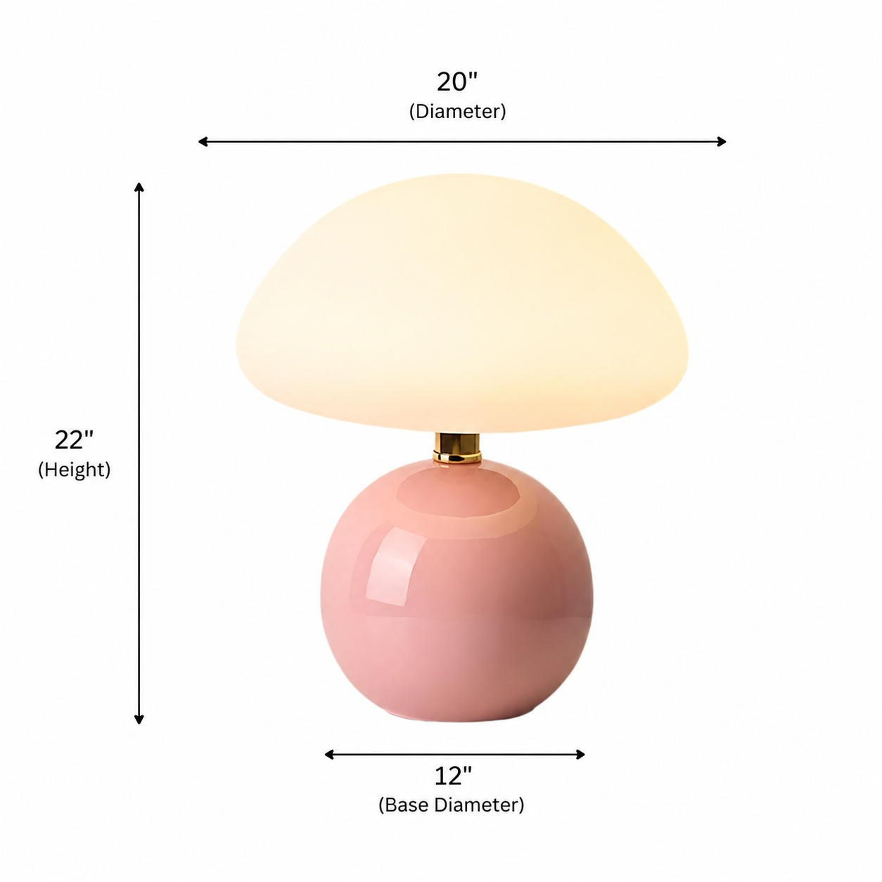 Rimmo Mushroom Table Lamp