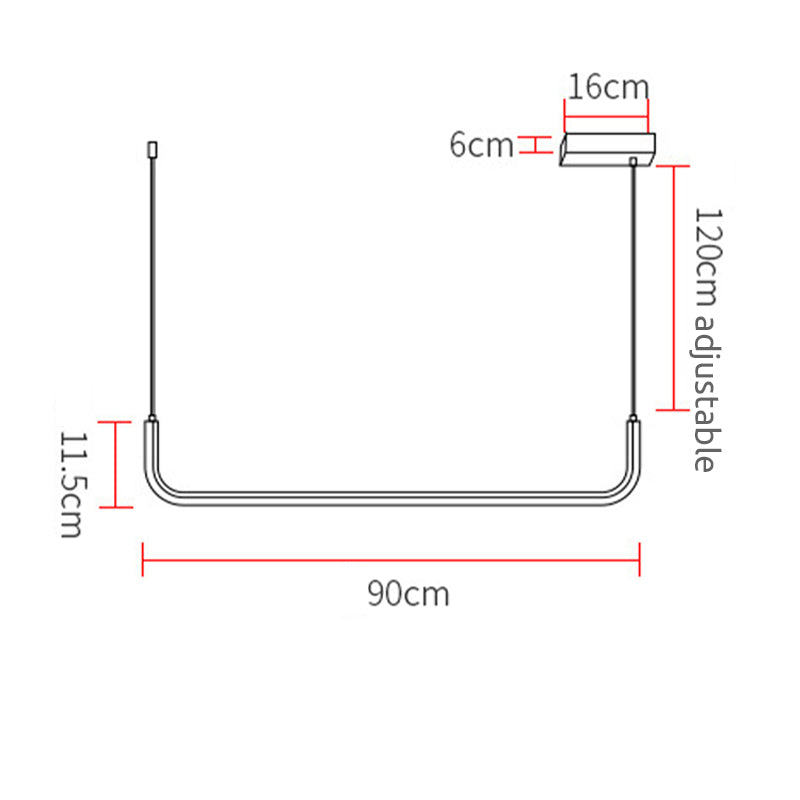 Toleiza Linear Pendant Light
