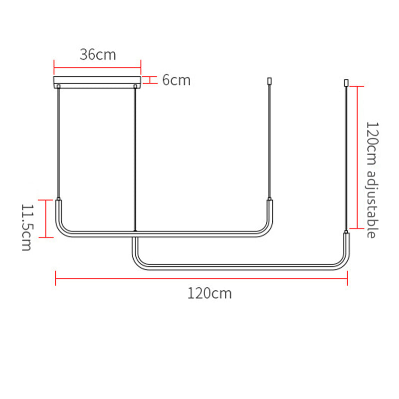 Toleiza Linear Pendant Light