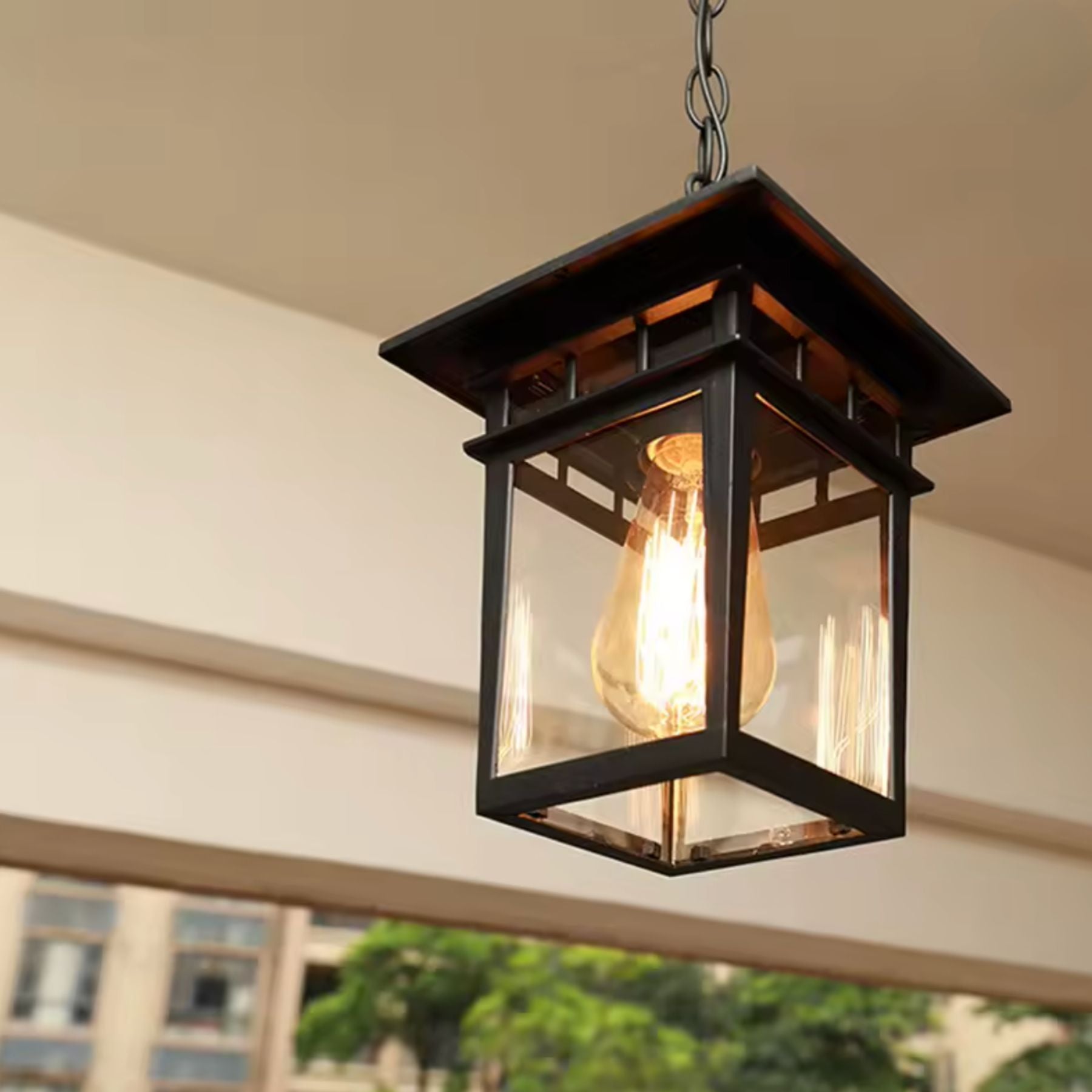 Kwadris Outdoor Lantern Wall Light