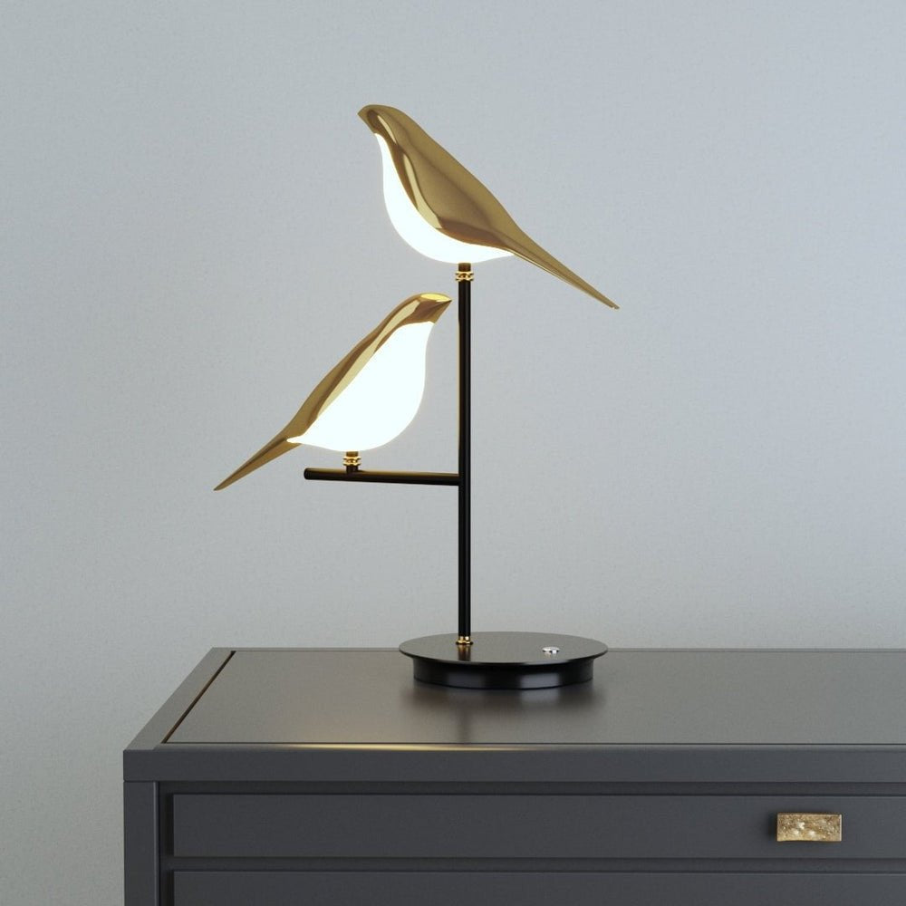 Double Bird Table Lamp