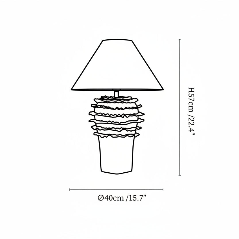 Morege Keramic Table Lamp