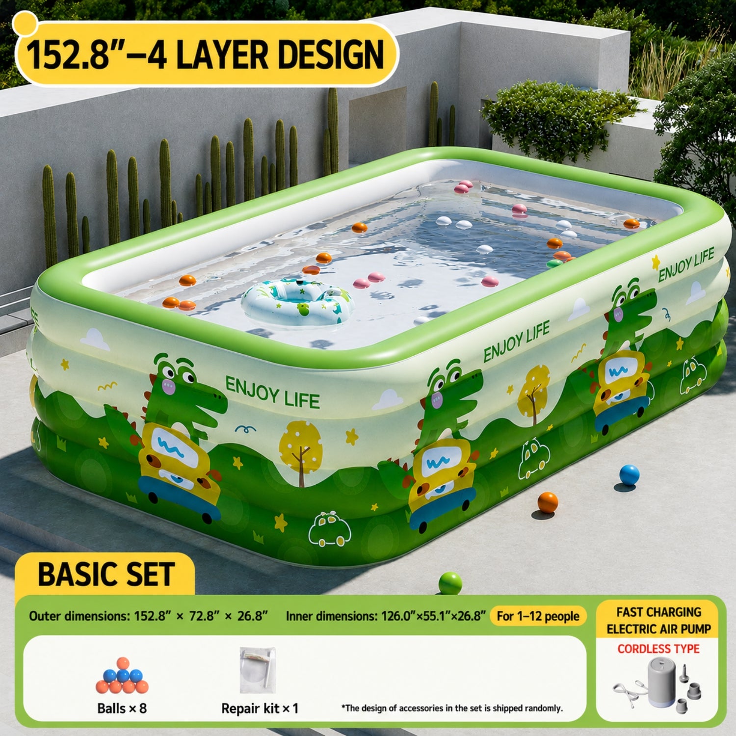 Banzy Outdoor Inflatable Pool