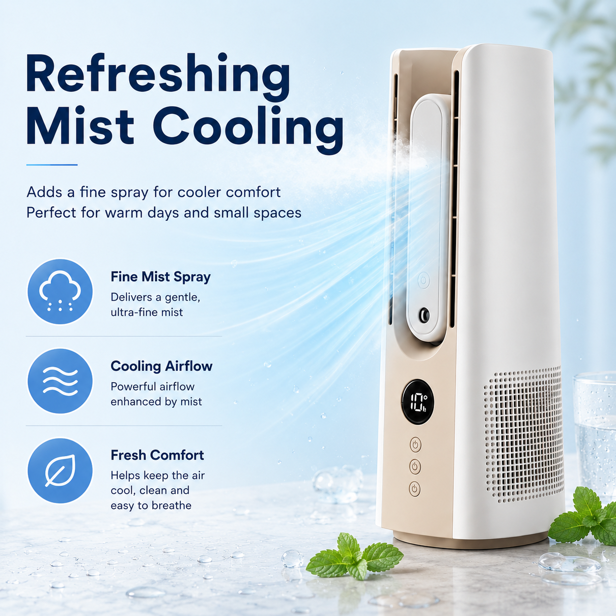 Virosa Mini Tower Fan