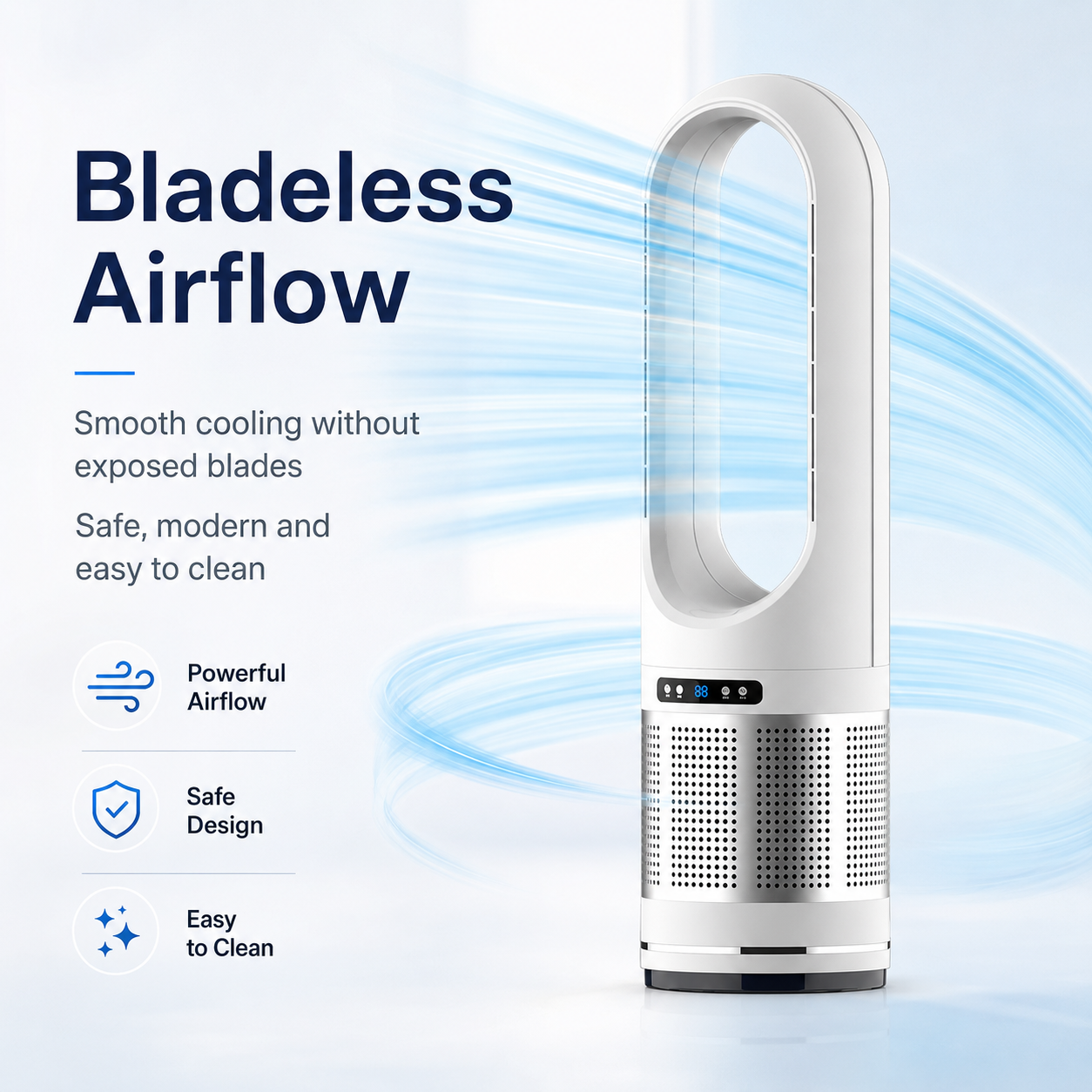 Bellaro Bladeless Tower Fan