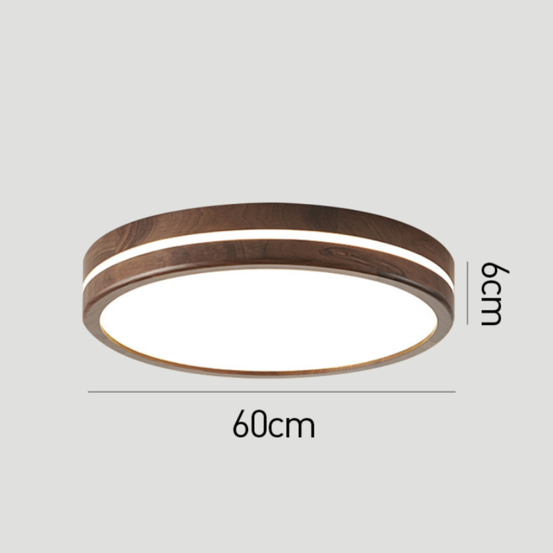 Zorryn Japandi Style Wooden Ceiling Light