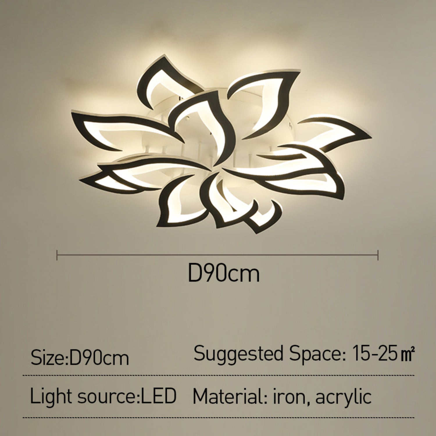 Lomesca Flower Ceiling Light