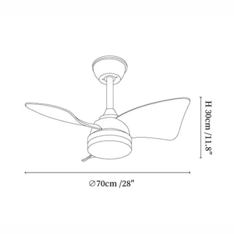 Avolavo Modern Ceiling Fan Light