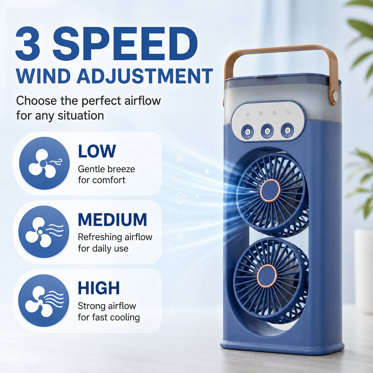 Foroova Portable Tower Fan