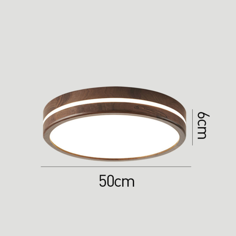 Zorryn Japandi Style Wooden Ceiling Light