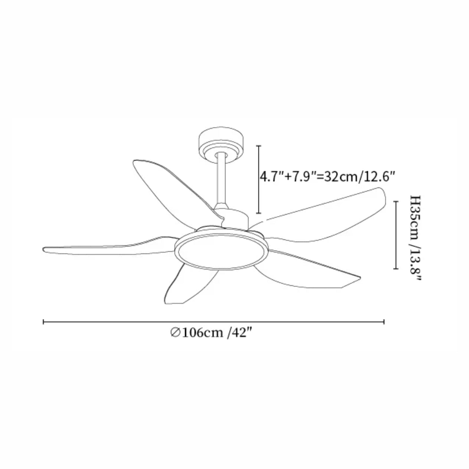 Amoro Ceiling Fan Light