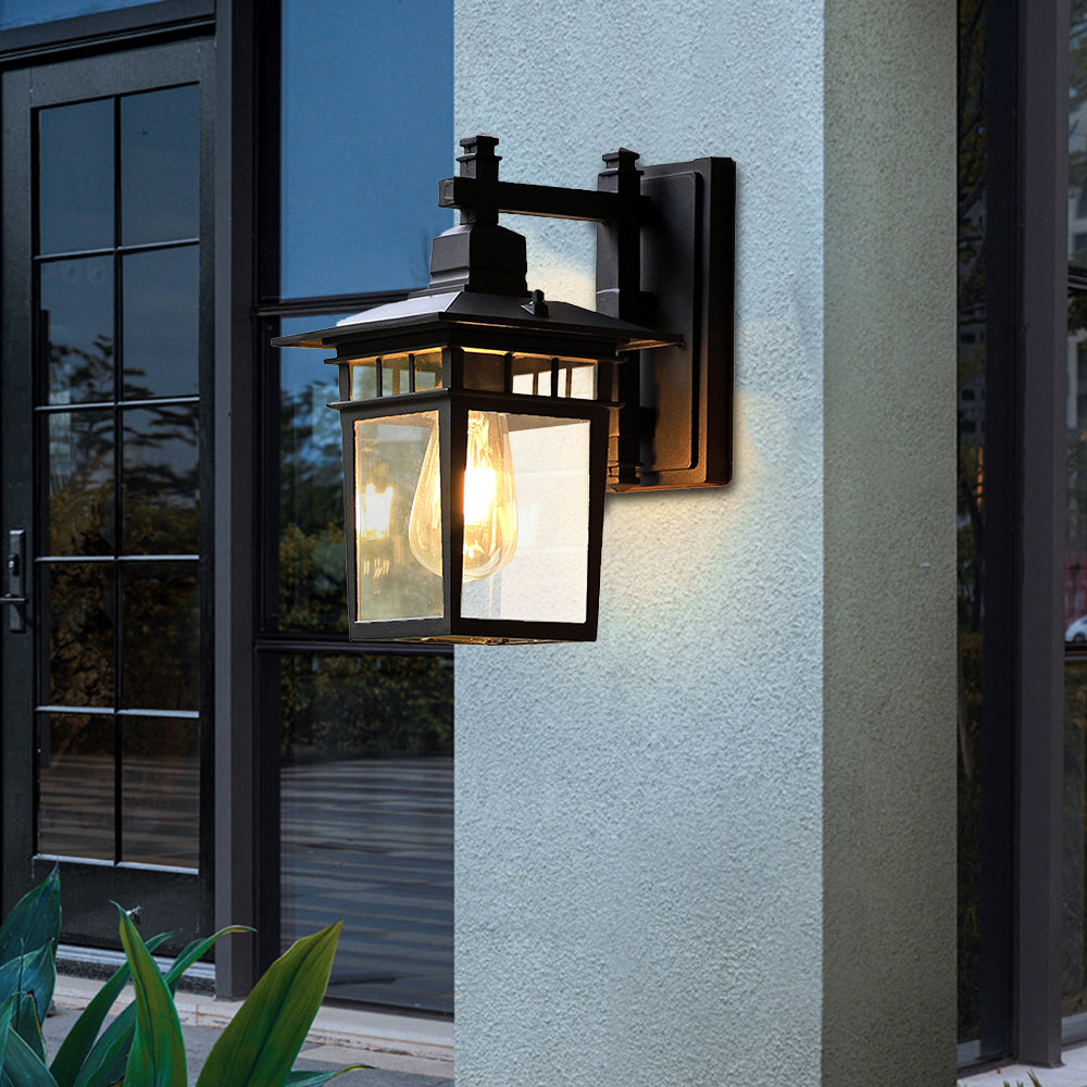 Kwadris Outdoor Lantern Wall Light