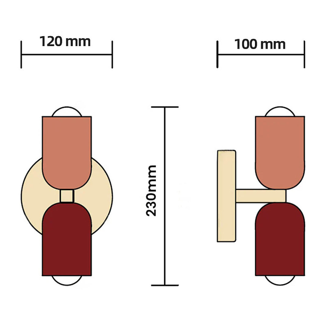 Losela Double Wall Light