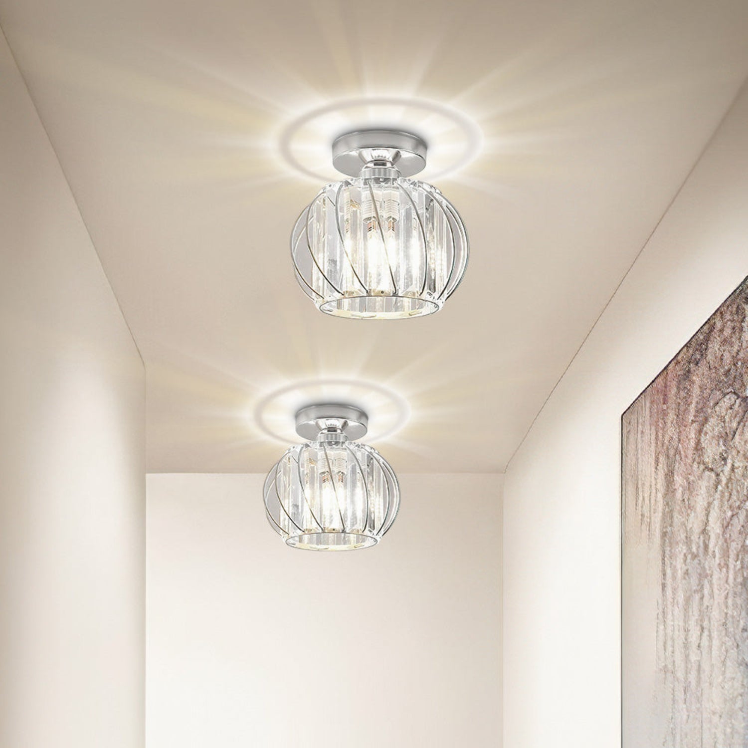 Cossera Crystal Ceiling Light