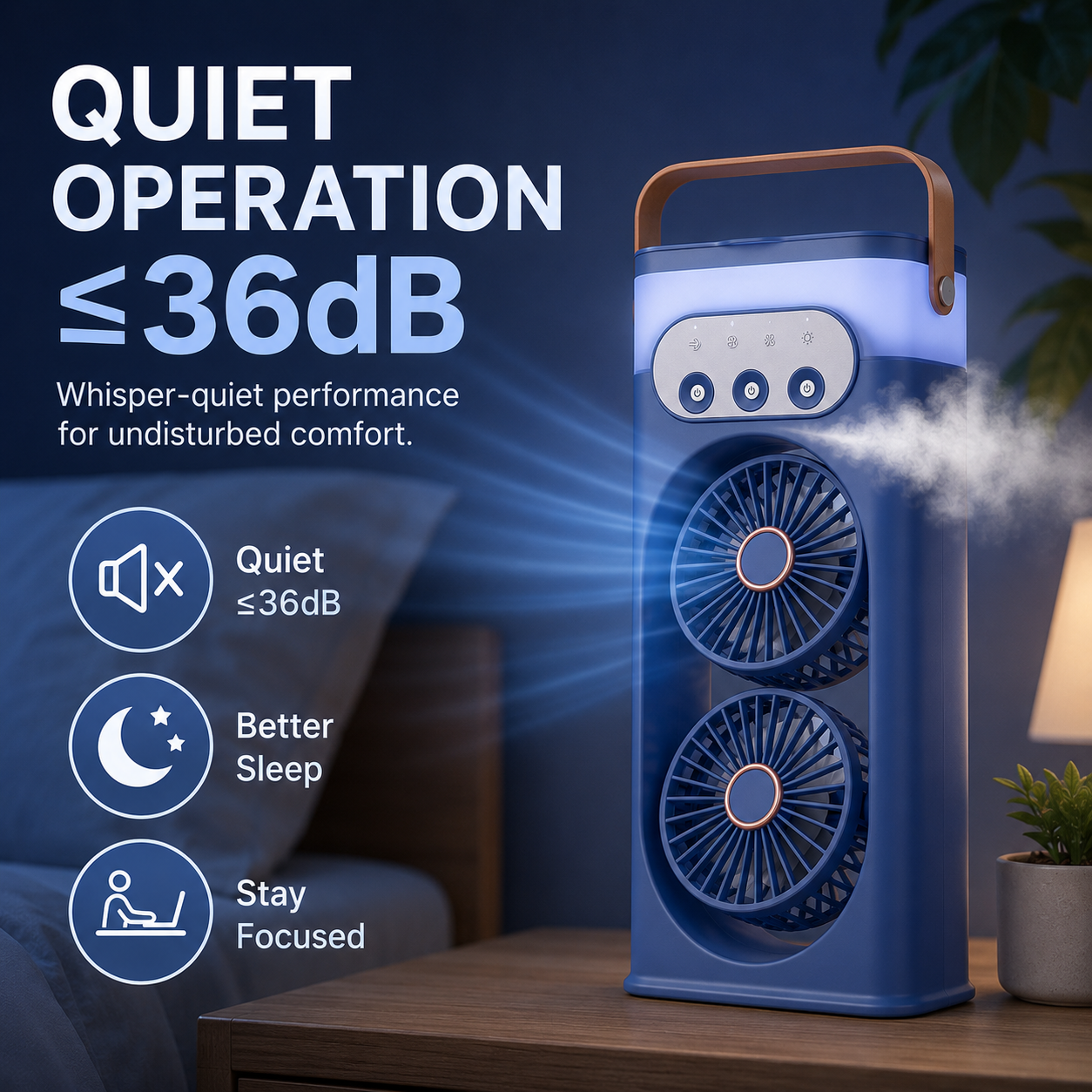 Foroova Portable Tower Fan