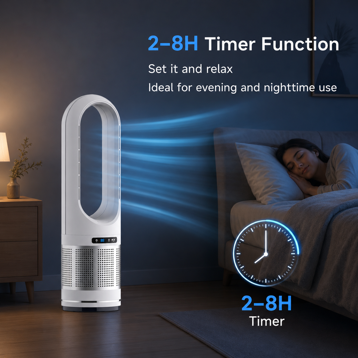 Bellaro Bladeless Tower Fan