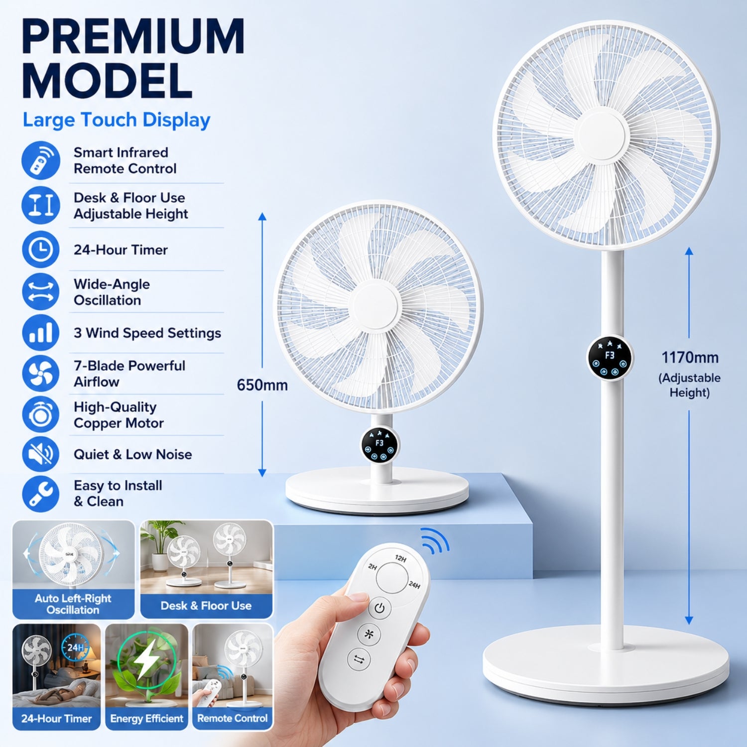 Bacalla Electric Fan