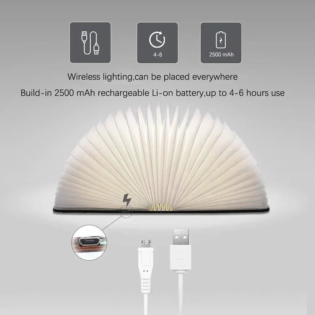 LED Book Table Lamp