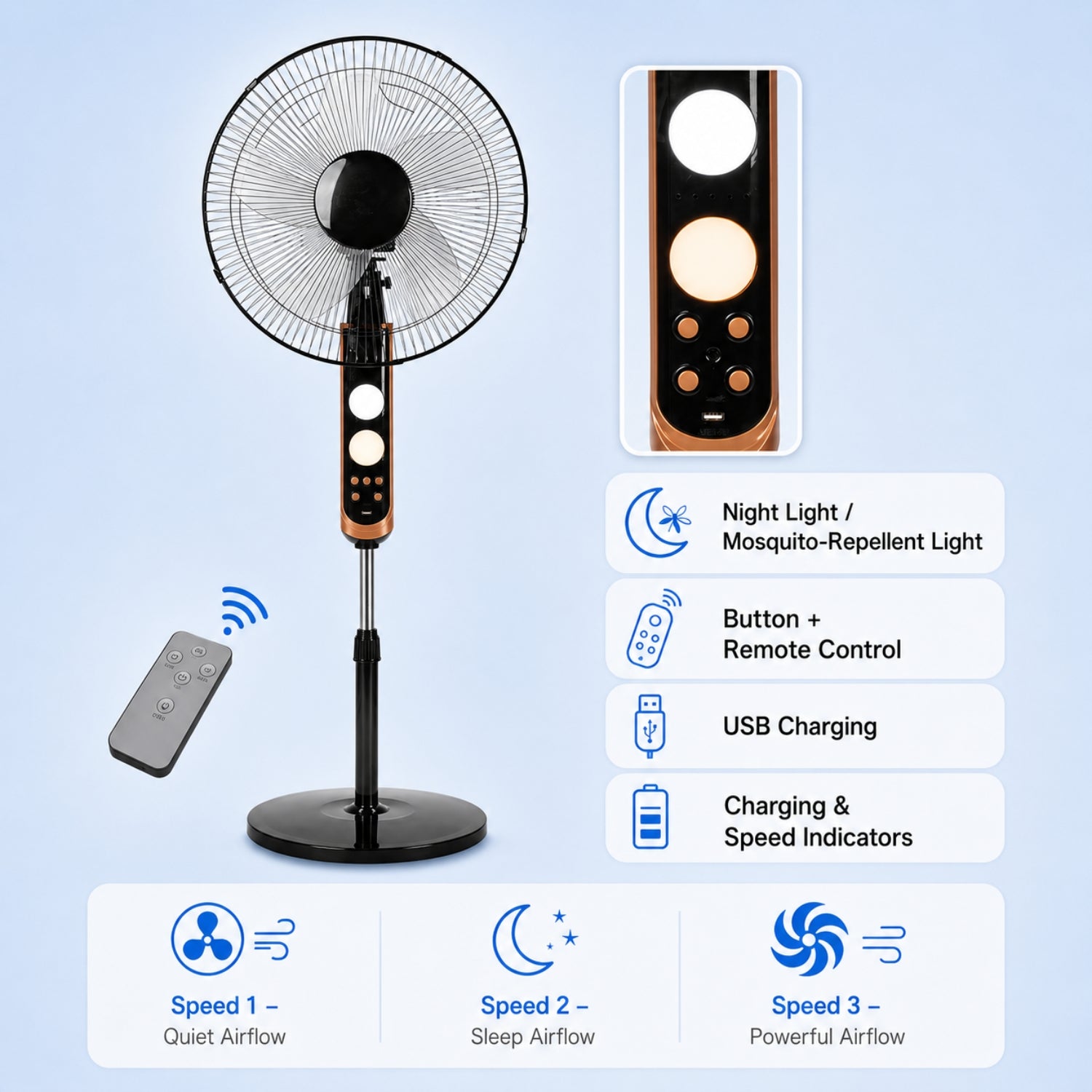 Barla Standing Fan