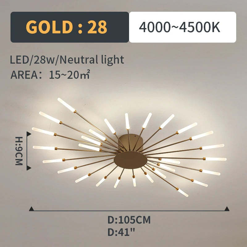 Arralessa Firework Ceiling Light