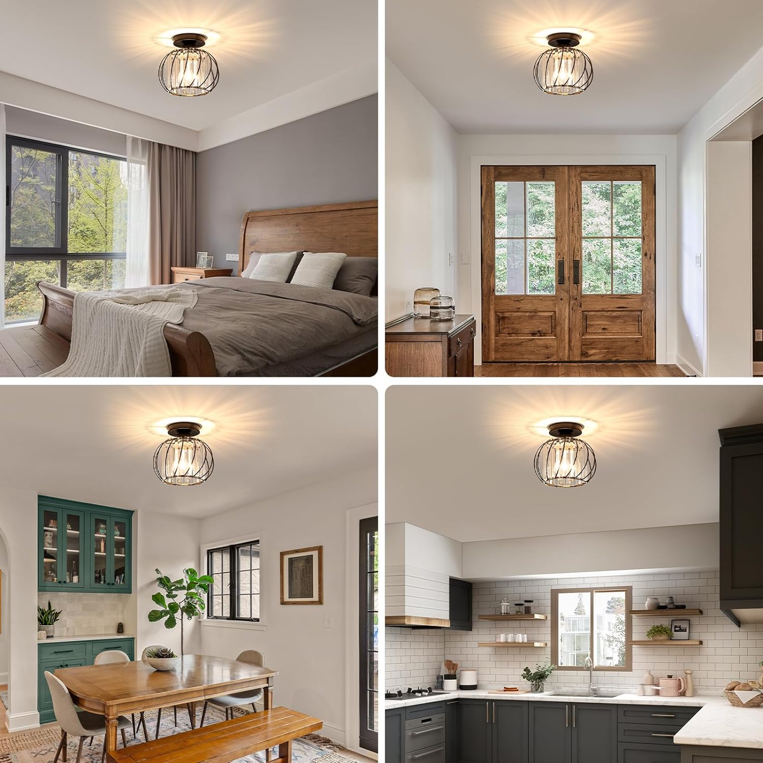 Cossera Crystal Ceiling Light