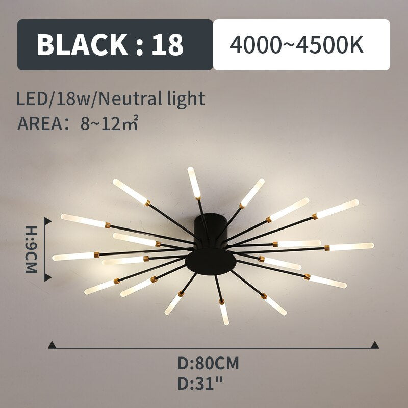 Arralessa Firework Ceiling Light