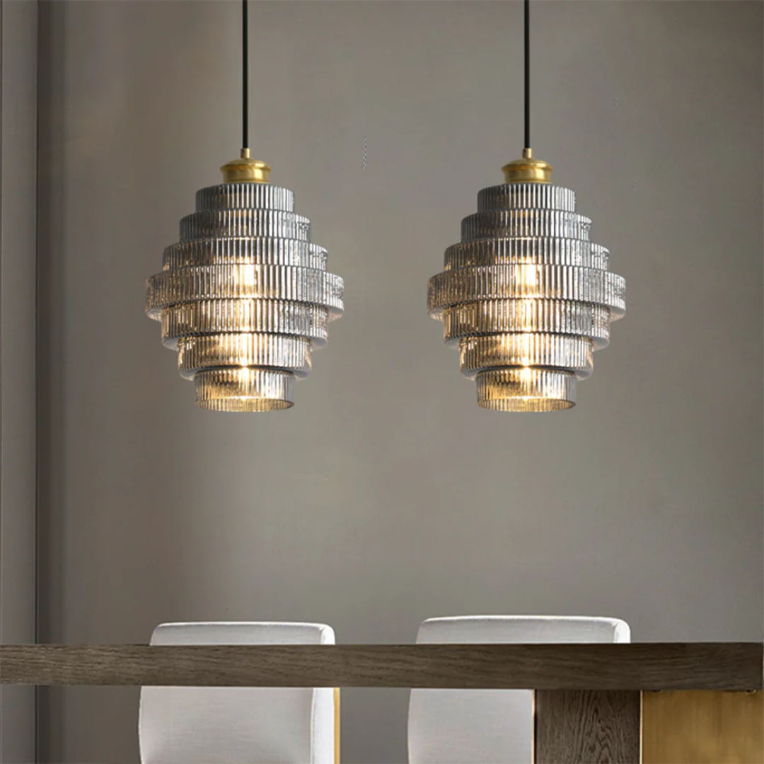 Molenna Ribbed Pendant Light