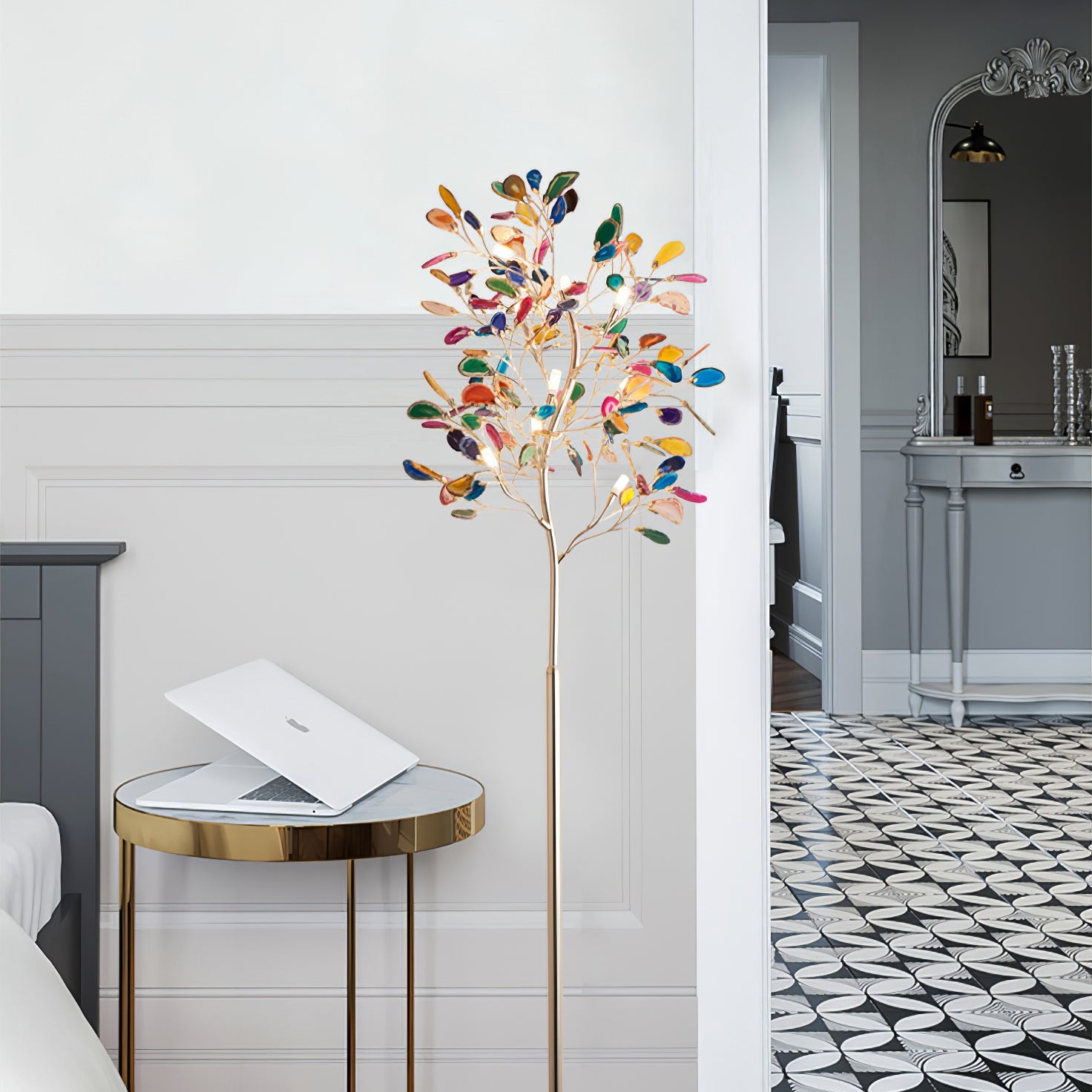 Ikelivar Sculptural Floor Lamp