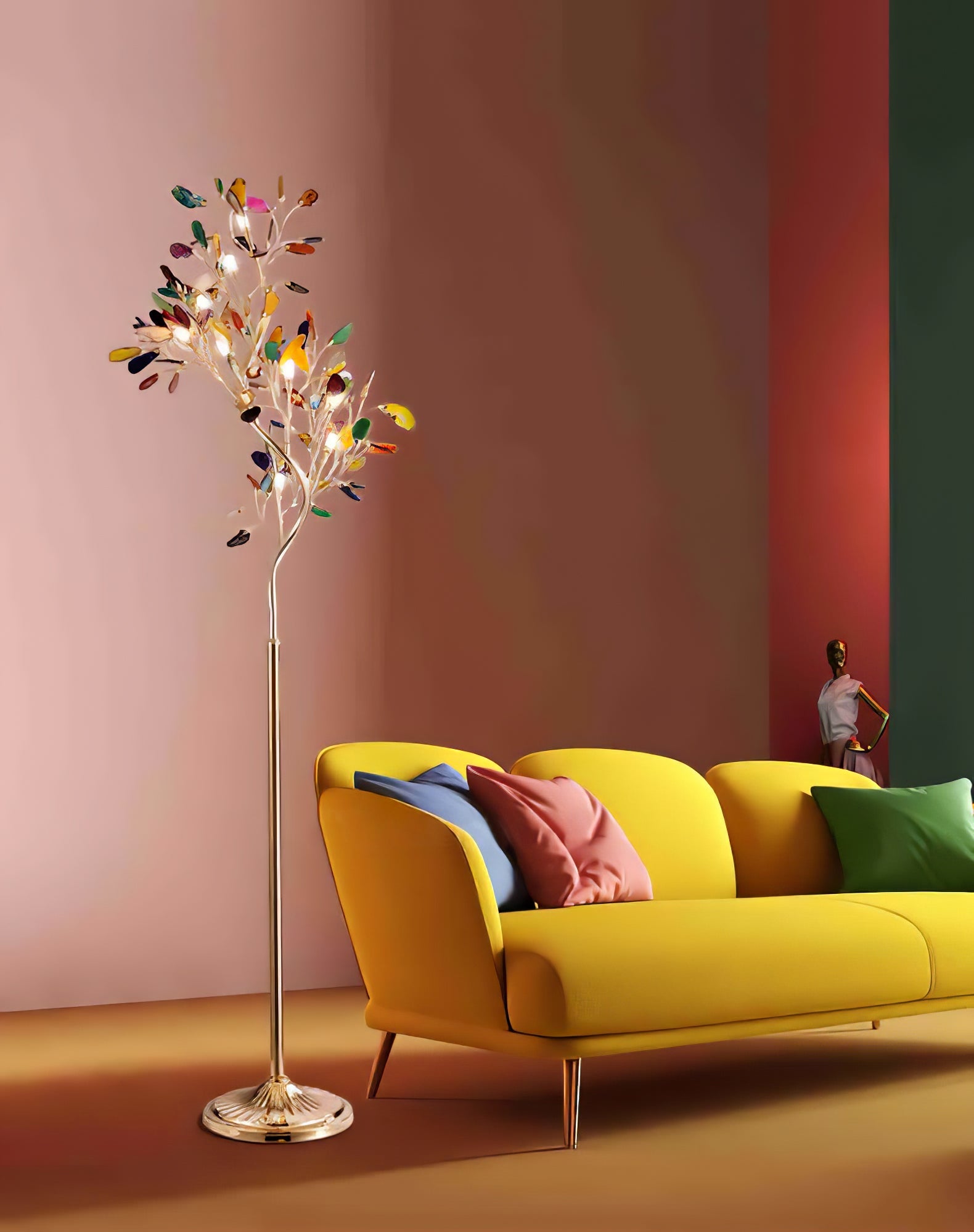 Ikelivar Sculptural Floor Lamp