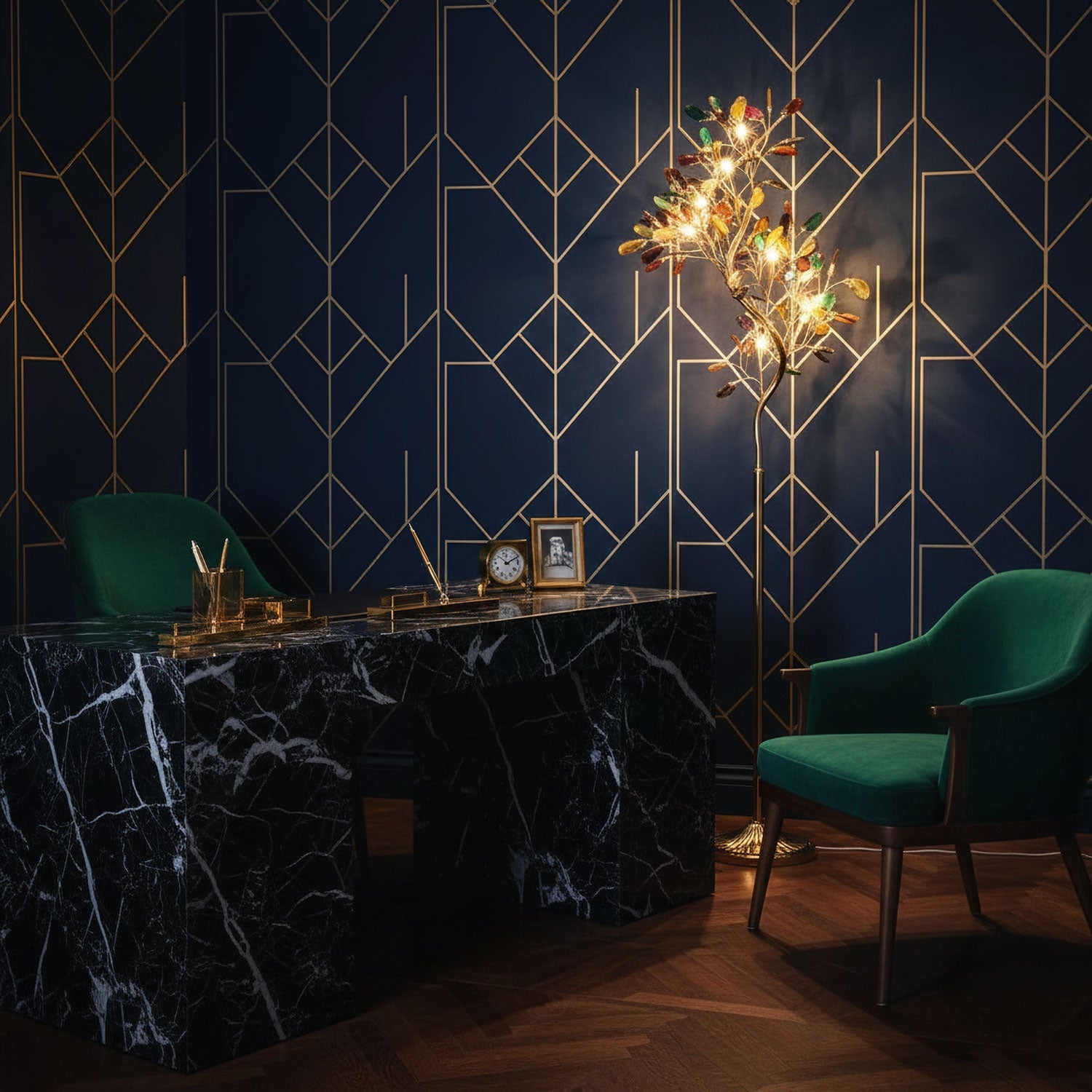 Ikelivar Sculptural Floor Lamp