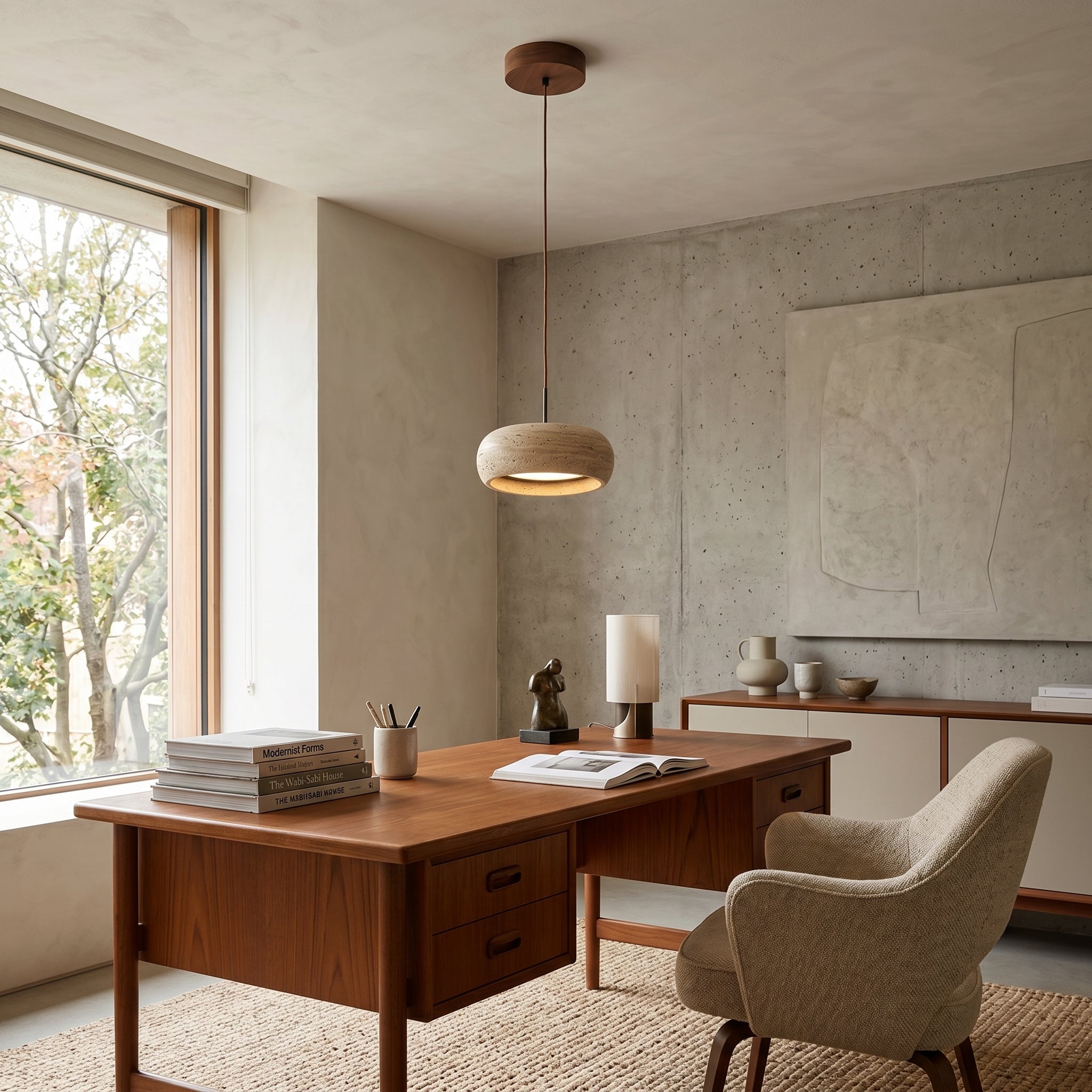 Asoe Drum Pendant Light