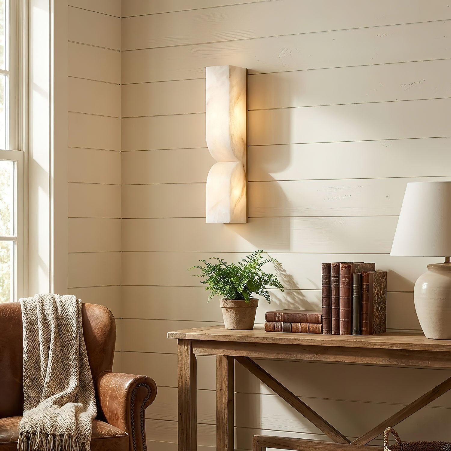 Soroza Alabaster Wall Light