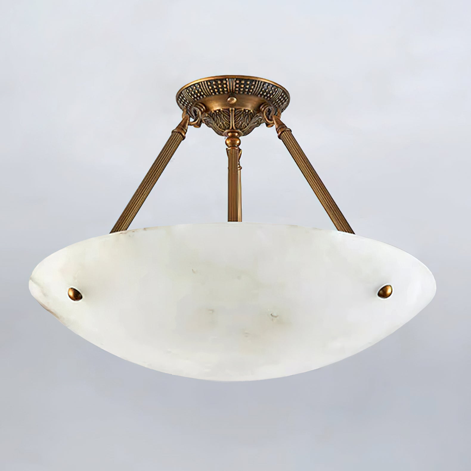 Ardanello Alabaster Bowl Ceiling Light