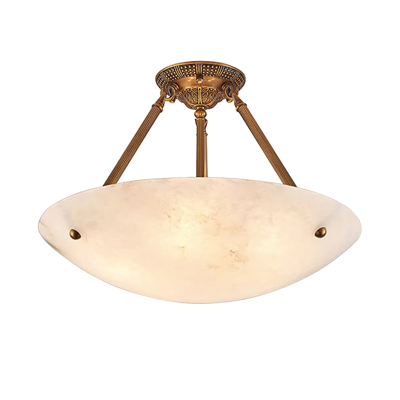Ardanello Alabaster Bowl Ceiling Light