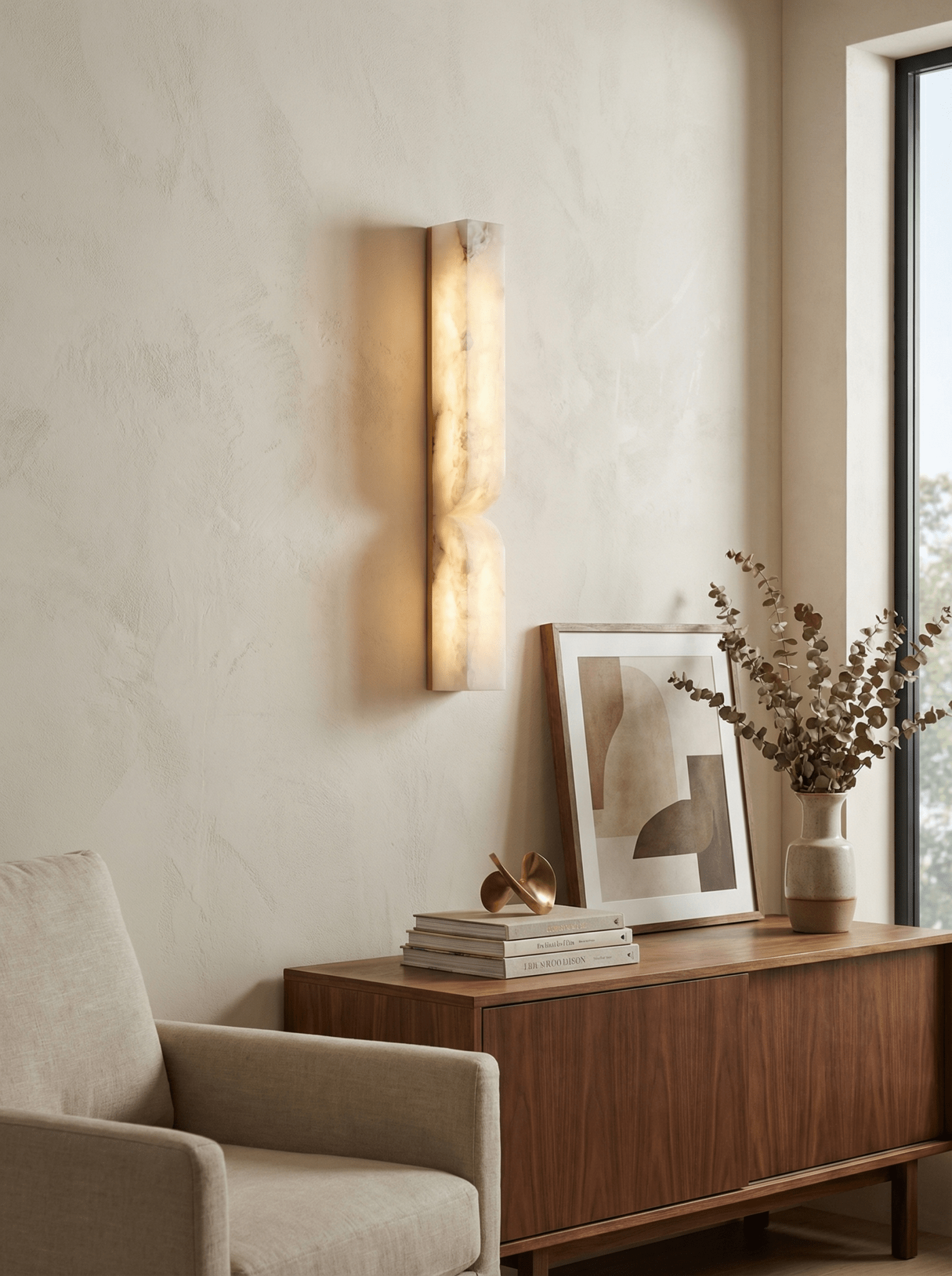 Soroza Alabaster Wall Light