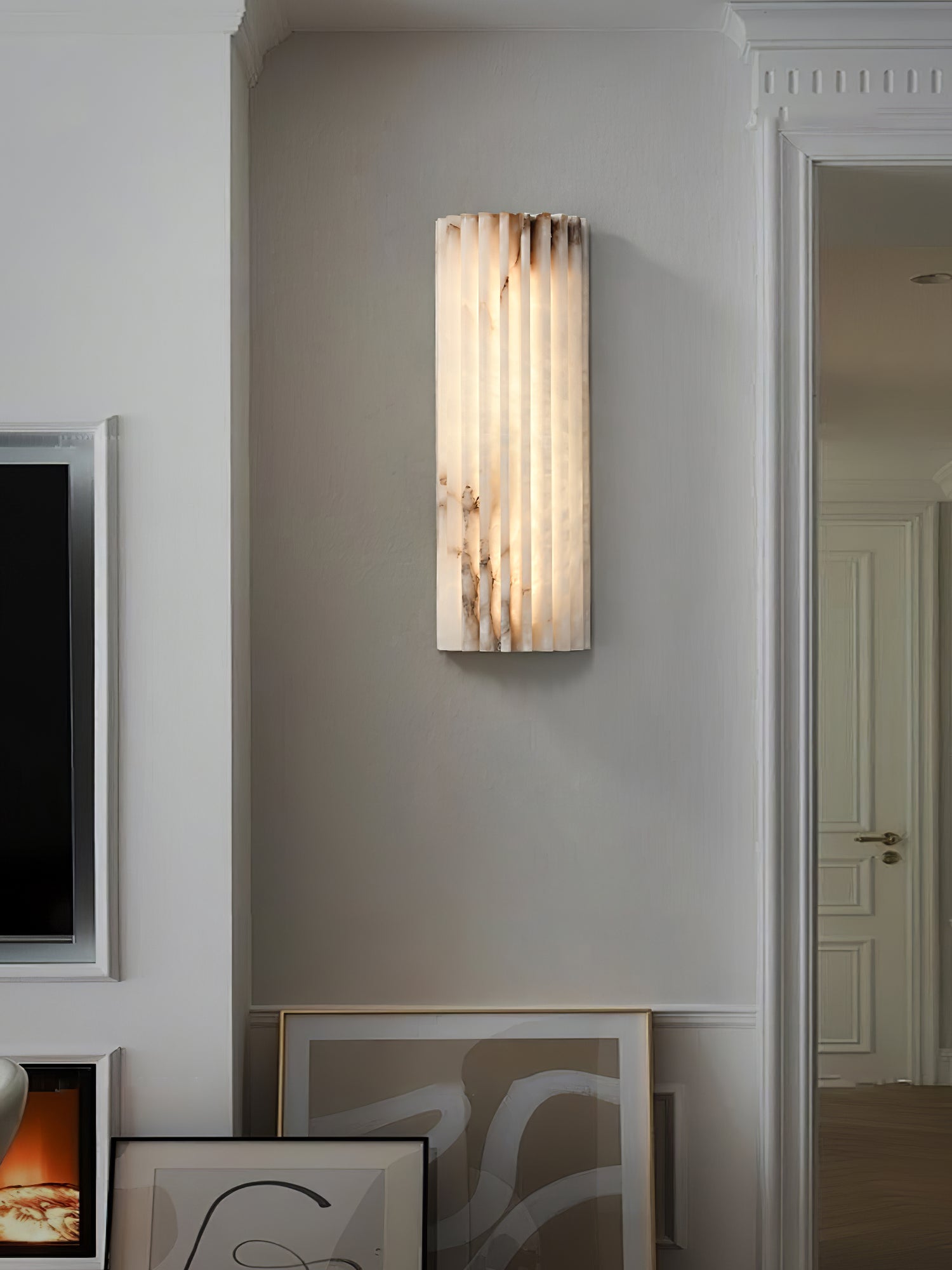 Arralna Alabaster Wall Light